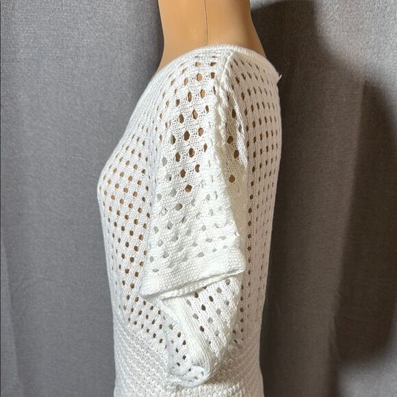 Cup she White Crochet Swim Cover-Up - Picture 6 of 15